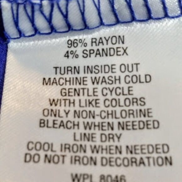 THALIA SODI Cold-Shoulder Blue Top with Beaded Cutout on front Size: S - Picture 8 of 9